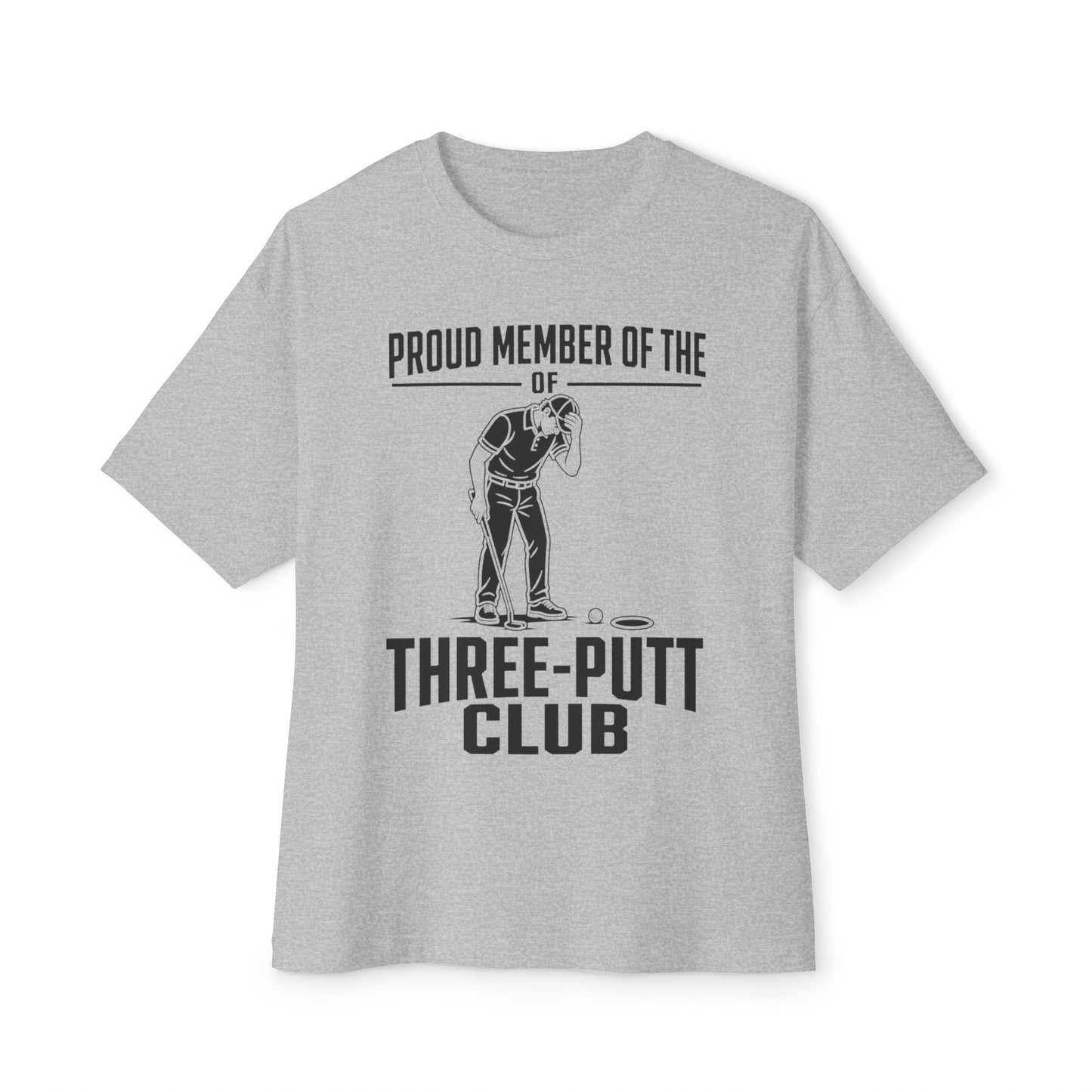 Three-Putt Club Golf T-Shirt — Funny Golfer Putting Tee