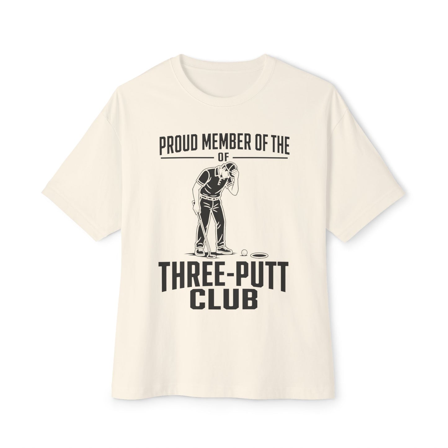 Three-Putt Club Golf T-Shirt — Funny Golfer Putting Tee