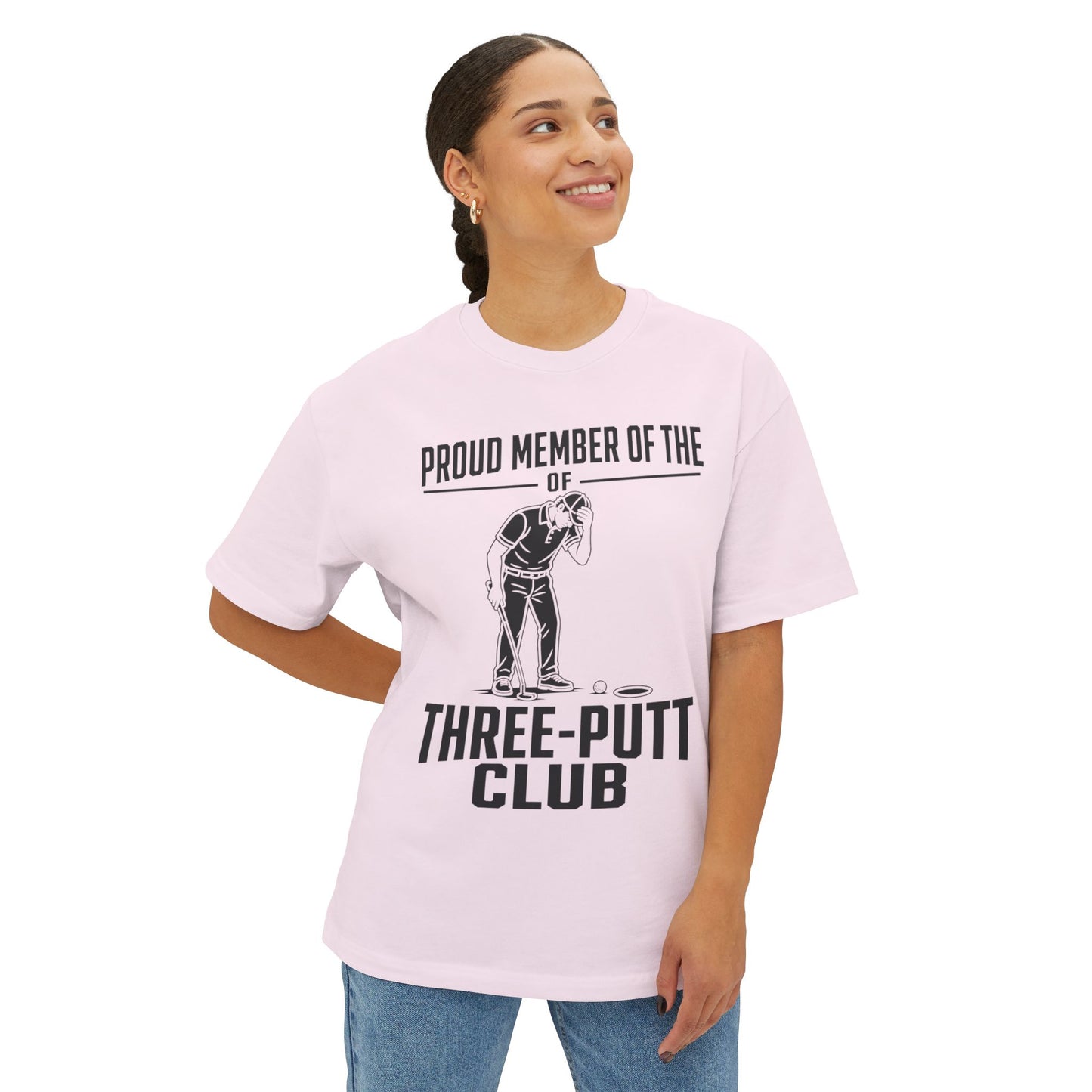 Three-Putt Club Golf T-Shirt — Funny Golfer Putting Tee