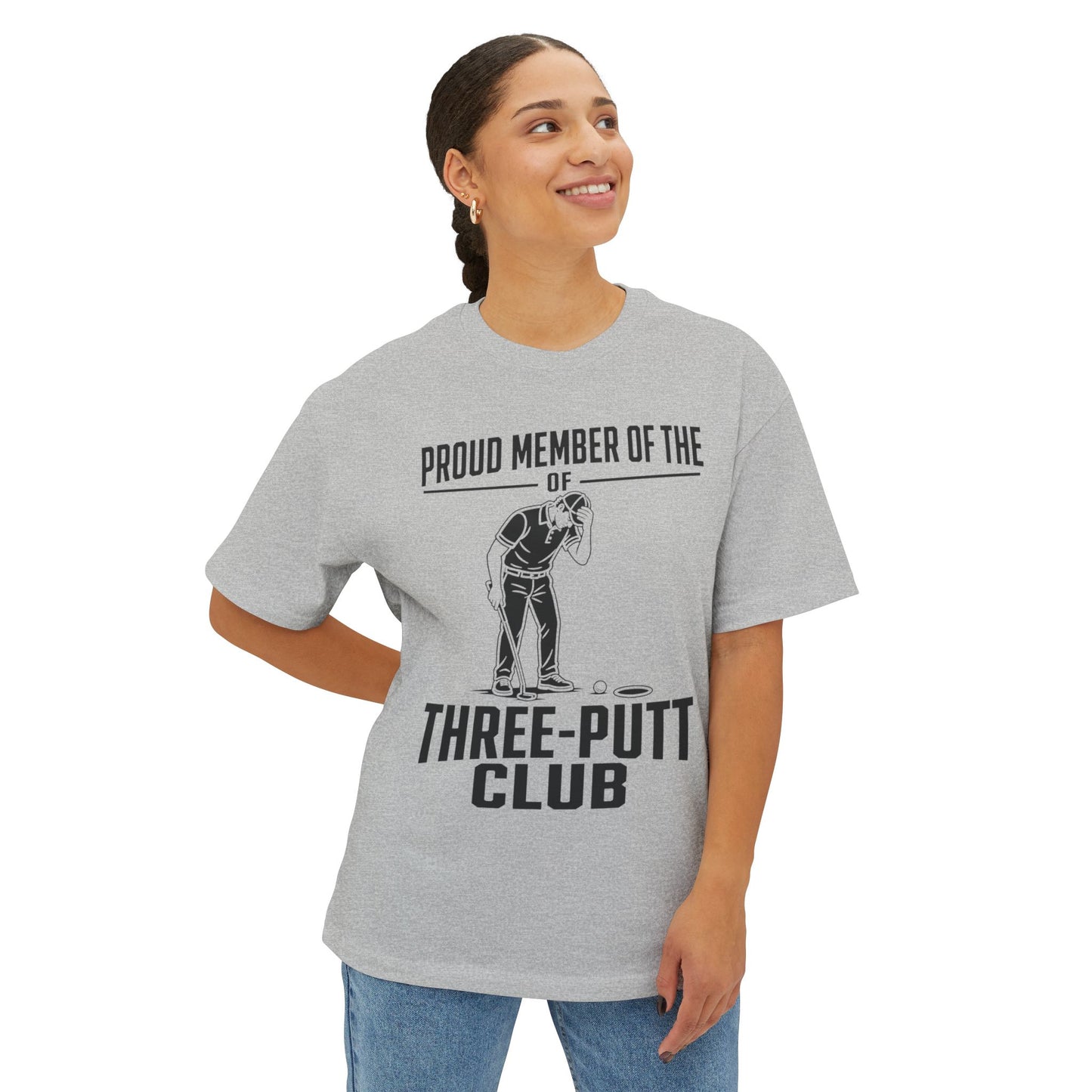 Three-Putt Club Golf T-Shirt — Funny Golfer Putting Tee