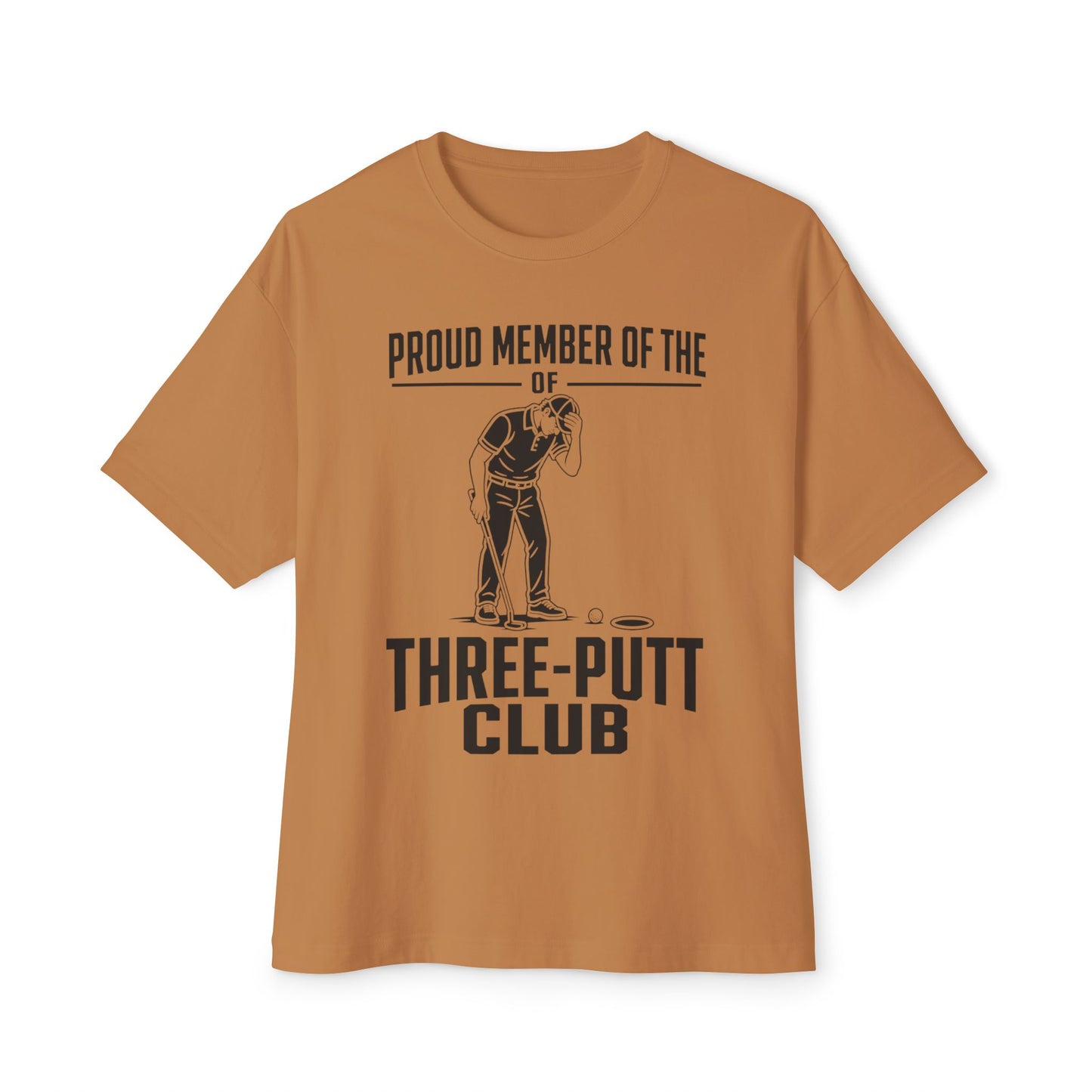 Three-Putt Club Golf T-Shirt — Funny Golfer Putting Tee