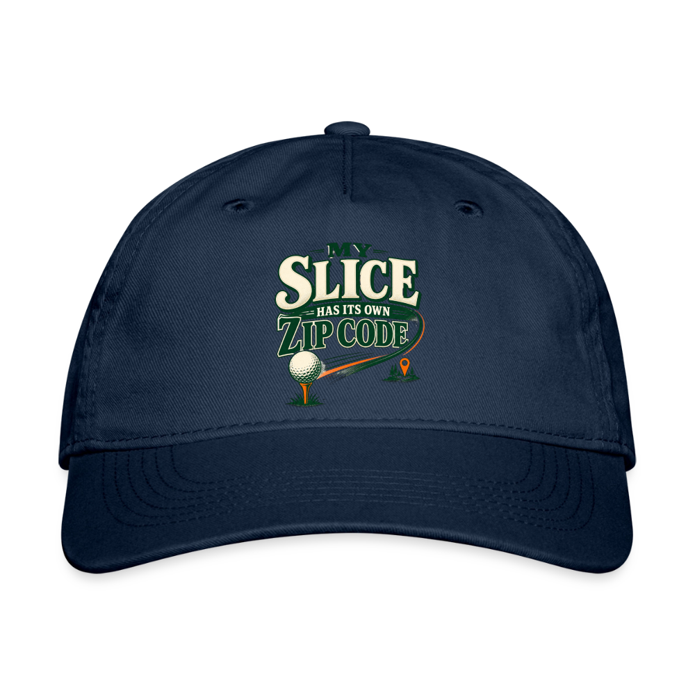 Hat - My Slice has its Own Zip Code - navy