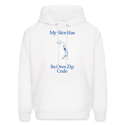 My Slice Has Its Own Zip Code - white