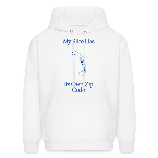 My Slice Has Its Own Zip Code - white