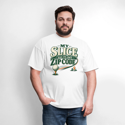 My Slice has its Own Zip Code - white