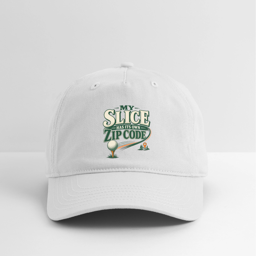 Hat - My Slice has its Own Zip Code - white