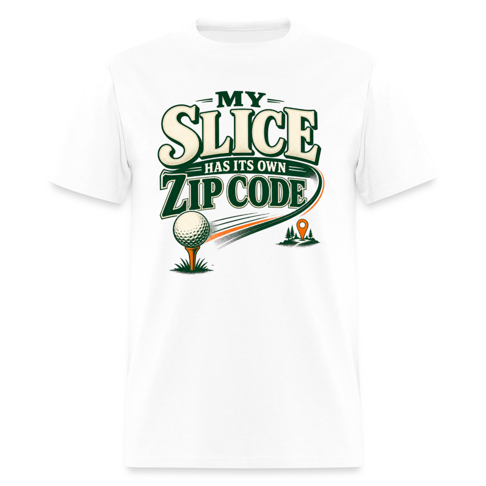 My Slice has its Own Zip Code - white