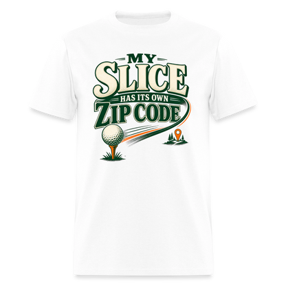 My Slice has its Own Zip Code - white