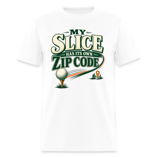 My Slice has its Own Zip Code - white