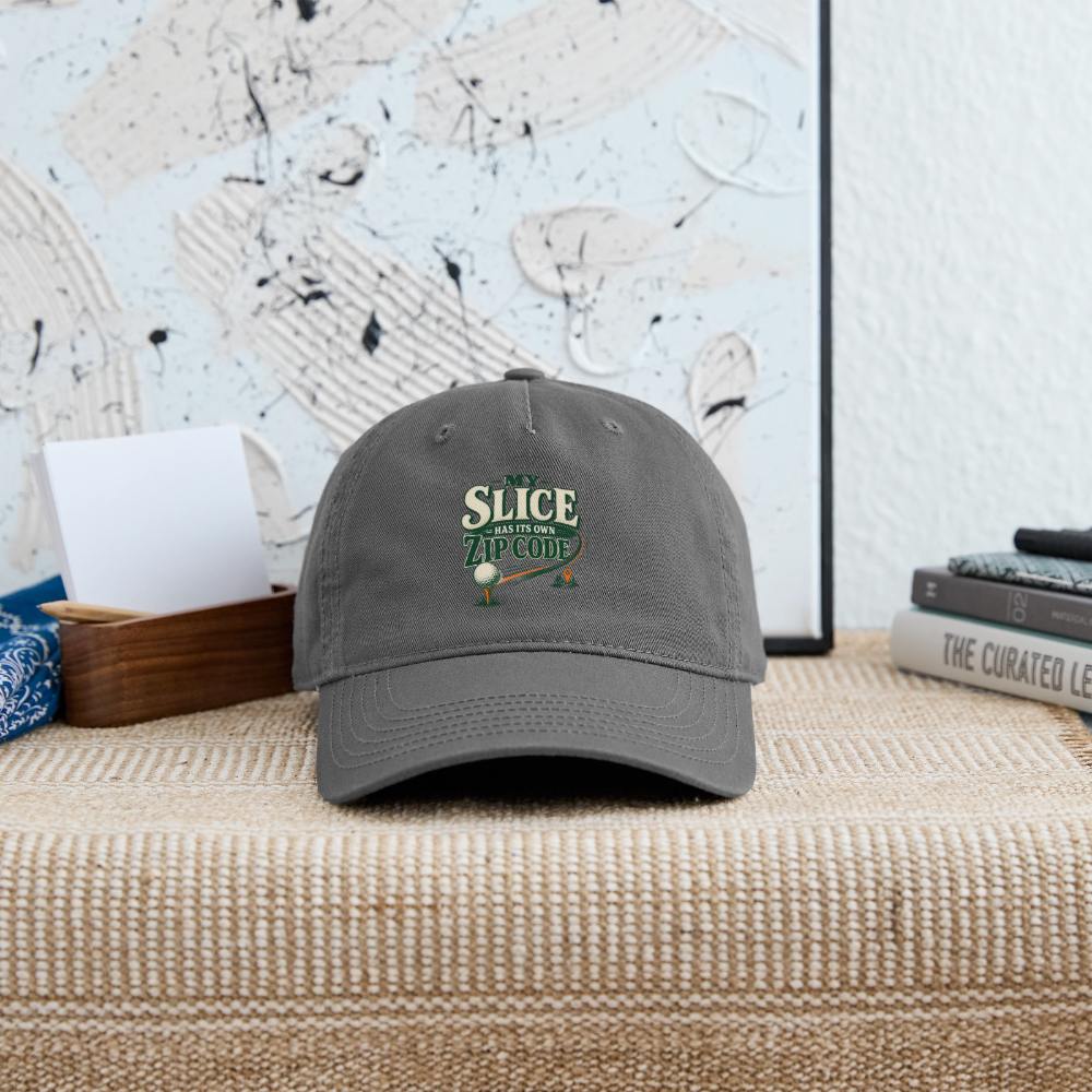 Hat - My Slice has its Own Zip Code - charcoal
