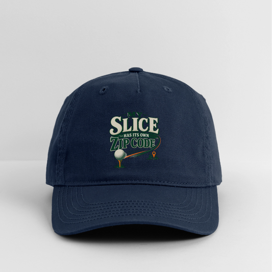 Hat - My Slice has its Own Zip Code - navy