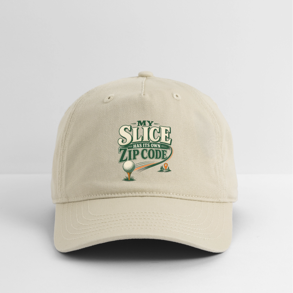 Hat - My Slice has its Own Zip Code - khaki