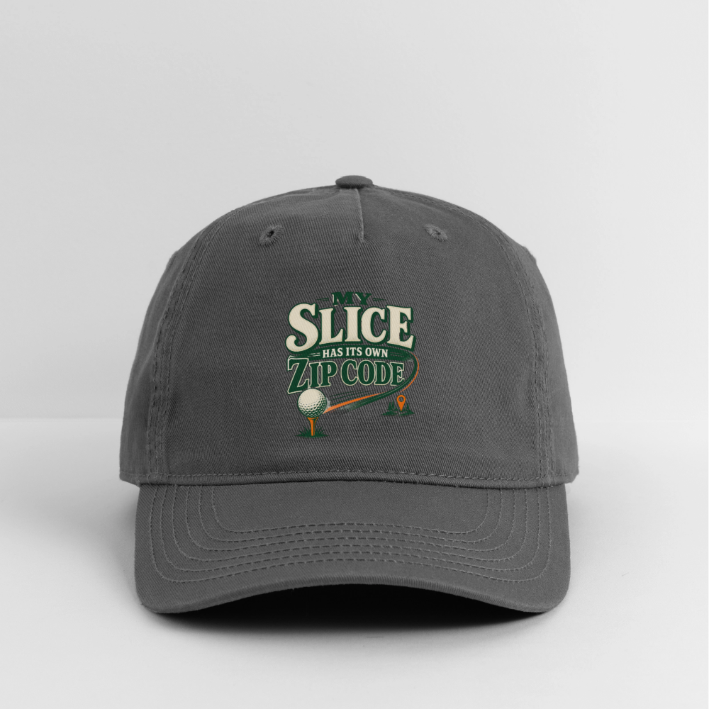 Hat - My Slice has its Own Zip Code - charcoal