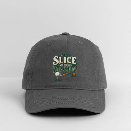 Hat - My Slice has its Own Zip Code - charcoal