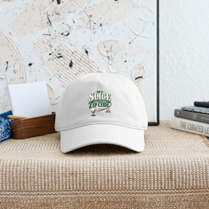 Hat - My Slice has its Own Zip Code - white