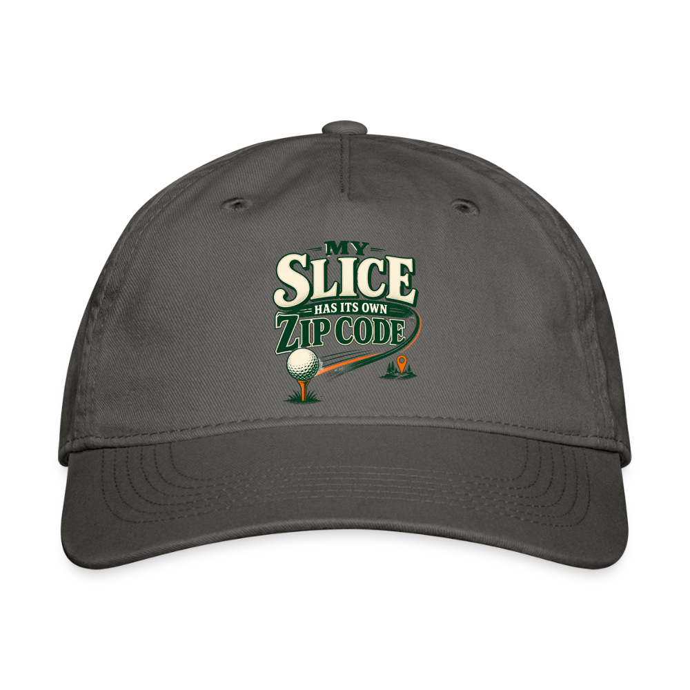 Hat - My Slice has its Own Zip Code - charcoal