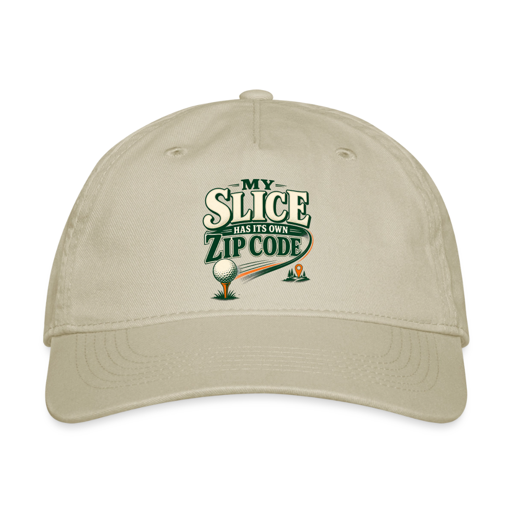 Hat - My Slice has its Own Zip Code - khaki