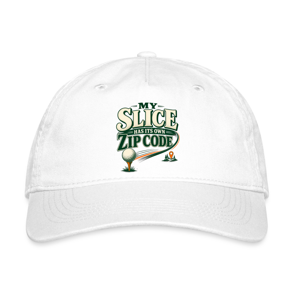 Hat - My Slice has its Own Zip Code - white